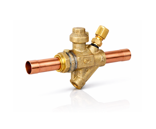 Vanne à boule avec clapet de décharge et prise de pression EBVT-PR