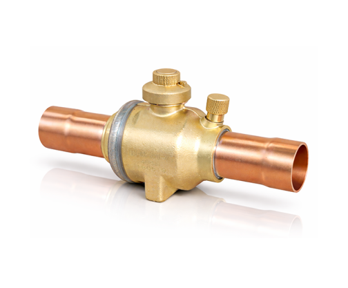 Vanne à boule avec prise schrader RBV-P