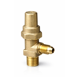 Vanne de Service 1/4" Mâle NPT x 1/4"Mâle Flare - PS-140Bar