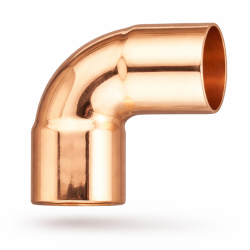 Coude cuivre 90 petit rayon femelle