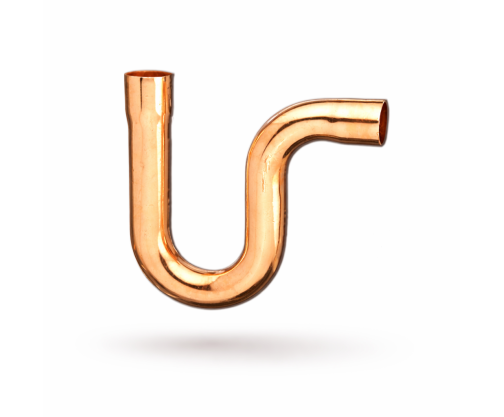 Siphon cuivre femelle