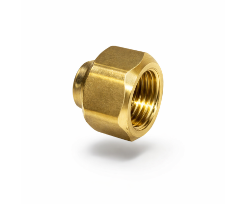 Ecrou court laiton réduit