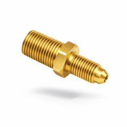 Mamelon laiton rallongé male flare npt