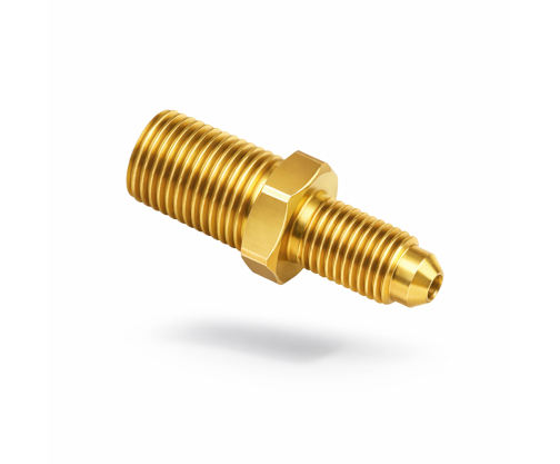 Mamelon laiton rallongé male flare npt