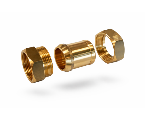 Raccord 3 pieces laiton bsp