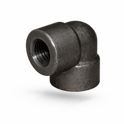 Coude 90° forgé acier à visser