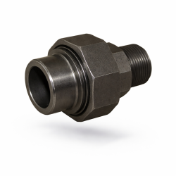 Union démontable forgé acier 3 pièces à visser x à souder