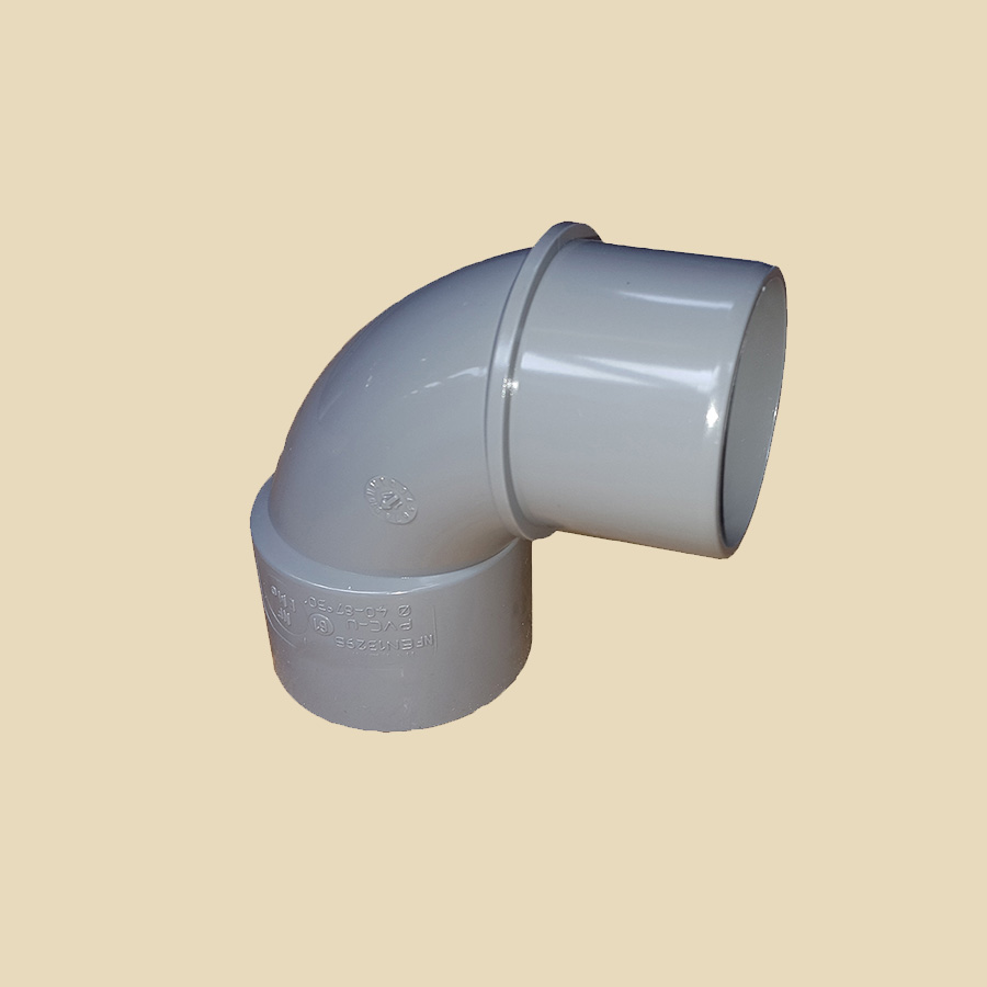 Coude 87° MF PVC gris Ø 32mm Prix/Pièce