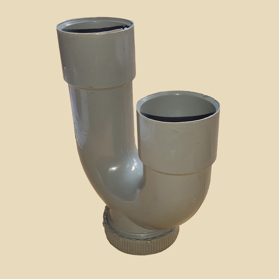 Siphon Simple gris Ø 40mm Prix/Pièce